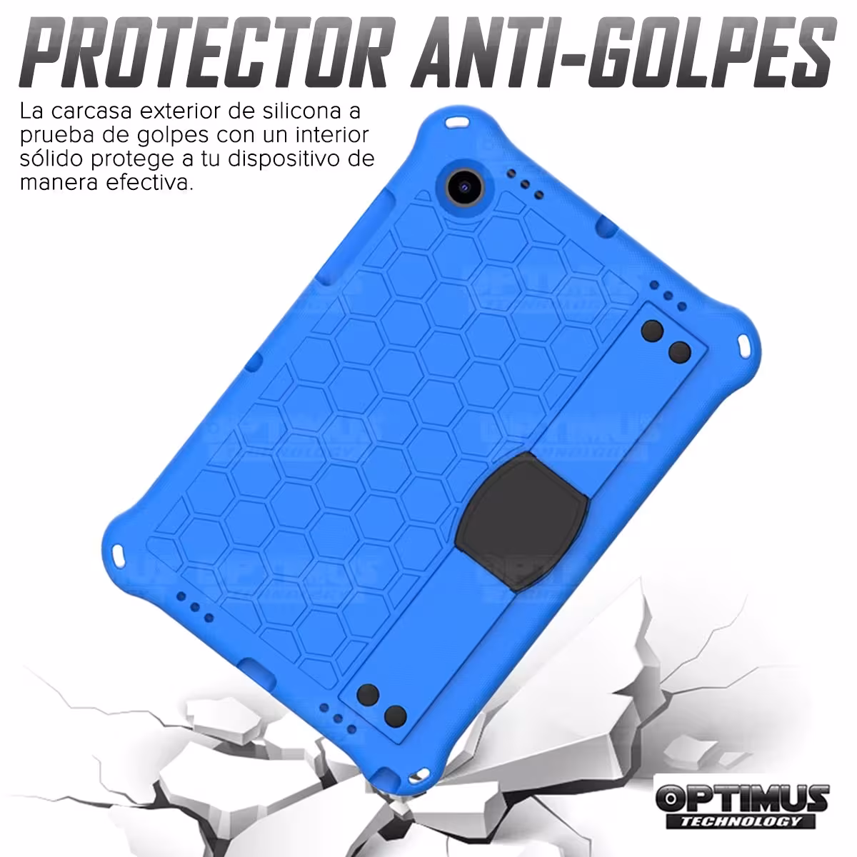 Kit Estuche Protector Correa + Vidrio Templado + Lápiz Digital para Tablet Samsung Galaxy Tab A8 10.5 2021 - 2022 SM-x205