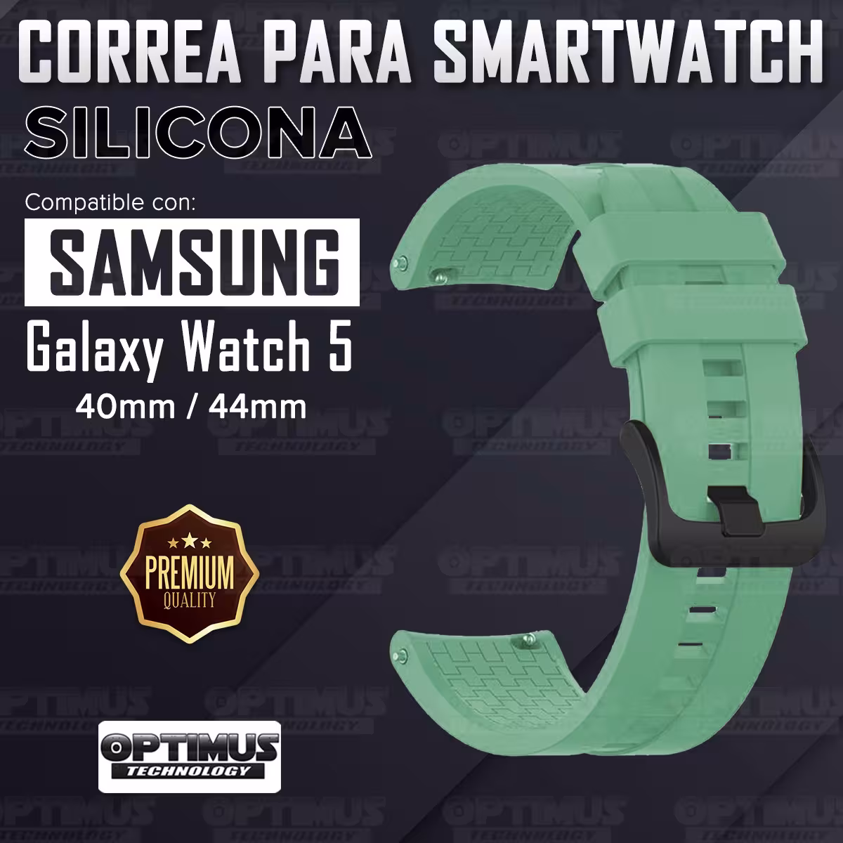 Banda Manilla Correa de Silicona para Reloj inteligente Samsung Galaxy watch 5 40mm / 44mm / Pro 45mm