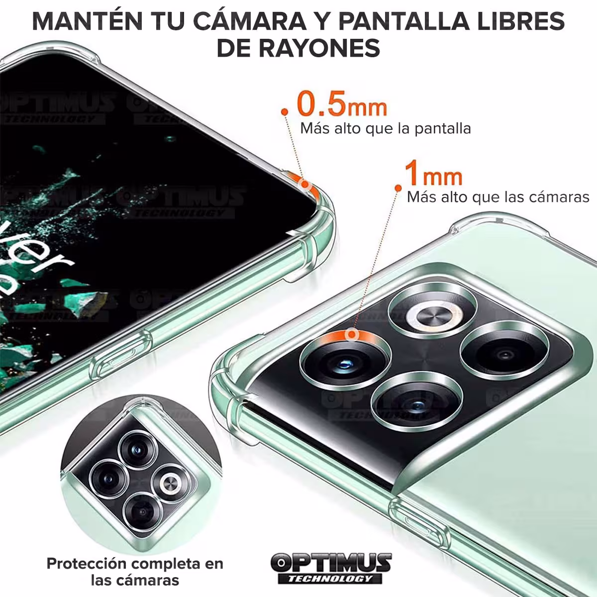 Estuche Case Forro Carcasa Protectora Delgada Anticaída para Celular Smartphone Oneplus 10 Pro 5G 6,7 pulgadas Ne2215 / Ne2213