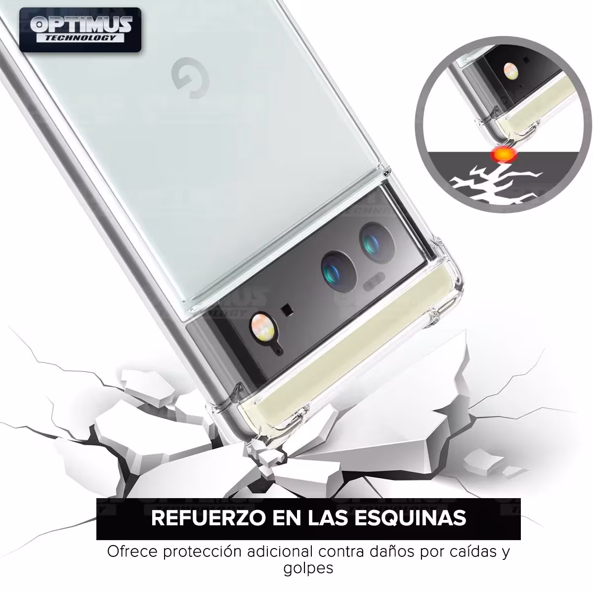 Estuche Case Forro Carcasa Protectora Delgada Anticaída para Celular Smartphone Google Pixel 6