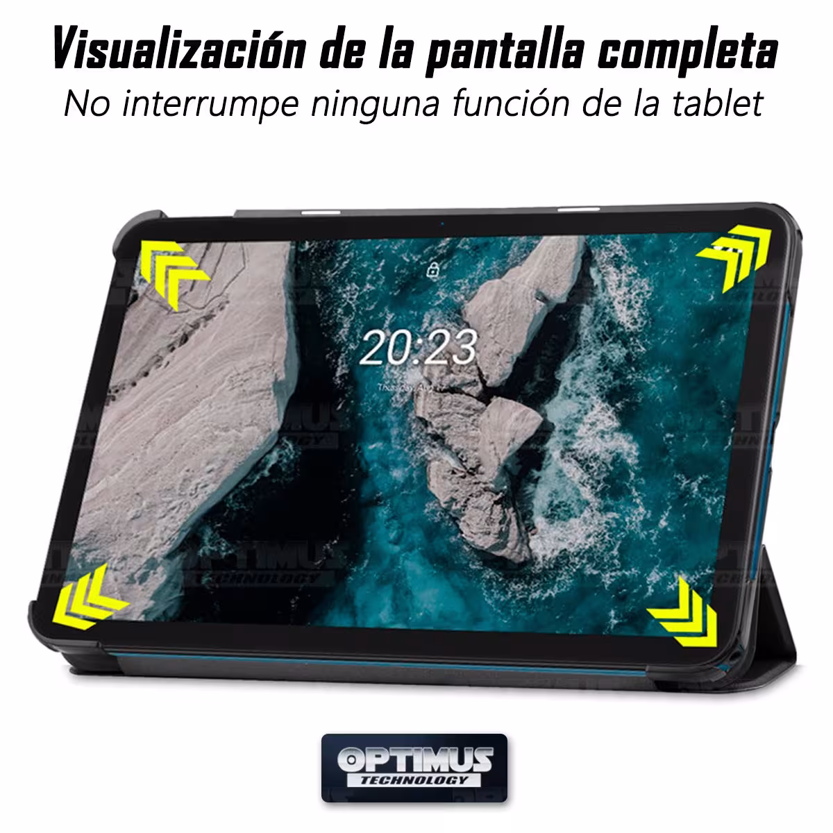 Kit Case Folio Protector + Teclado Mouse Touchpad Bluetooth para Tablet Nokia T20 10,4 Pulgadas 2021 TA-1397 / TA-1394 / TA-1392