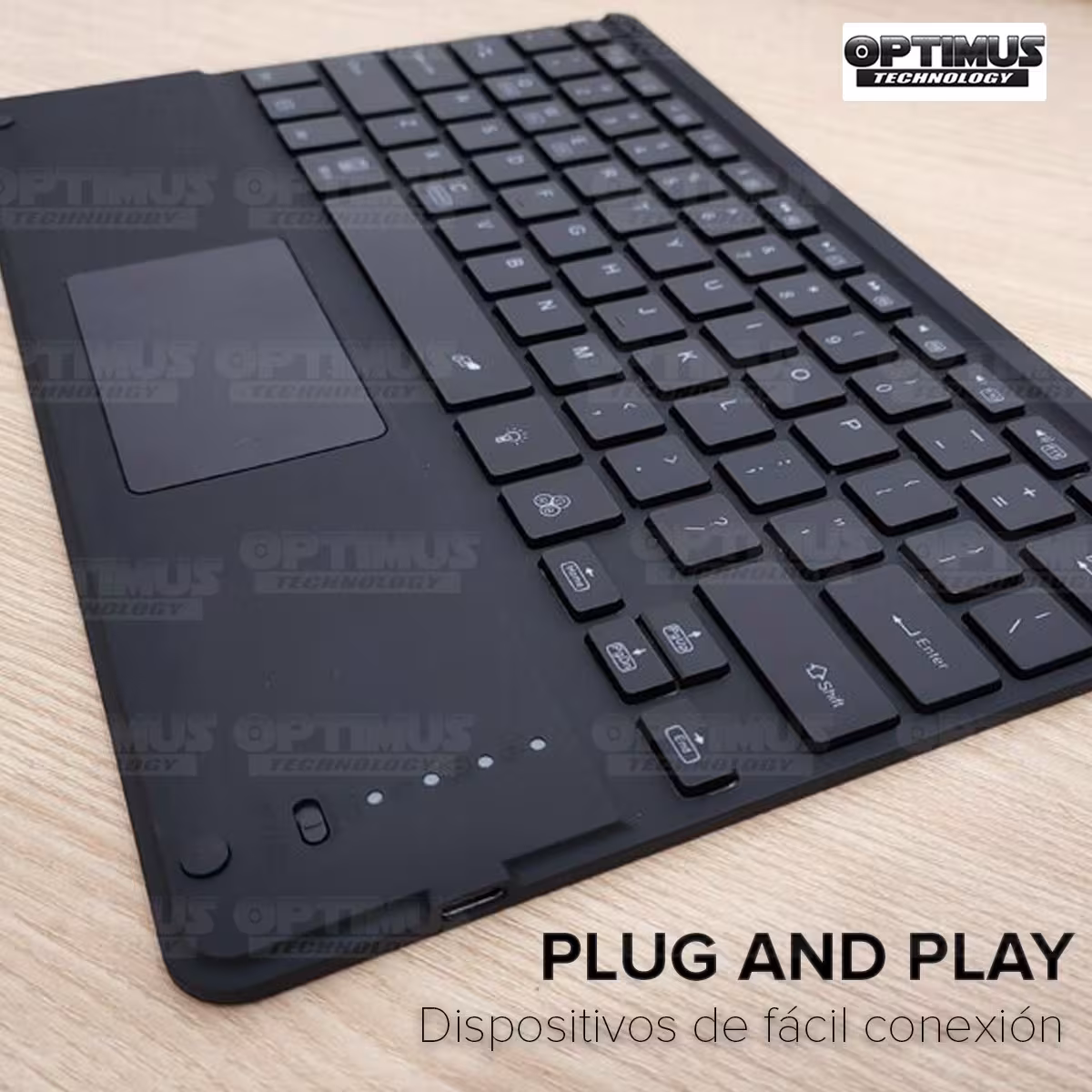Kit Case Folio Protector + Teclado Mouse Touchpad Bluetooth para Tablet Nokia T20 10,4 Pulgadas 2021 TA-1397 / TA-1394 / TA-1392