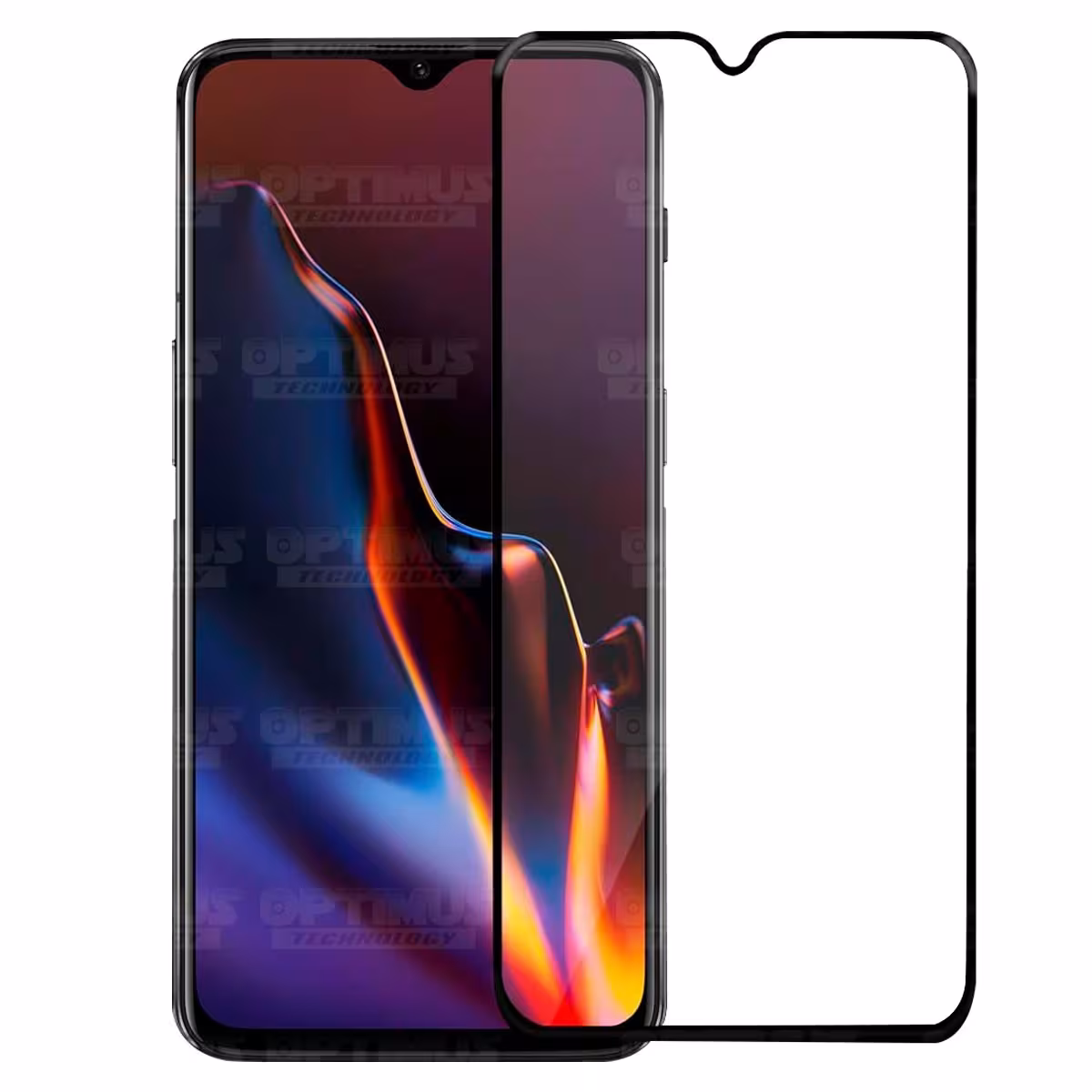 Vidrio Cristal Templado Protector para celular smartphone OnePlus 7 GM1900 6,4 pulgadas