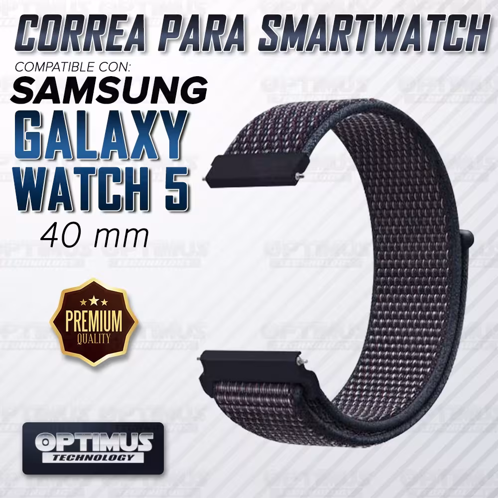 Banda tipo Velcro Tela suave para Reloj Smartwatch Samsung Galaxy Watch 5 40mm