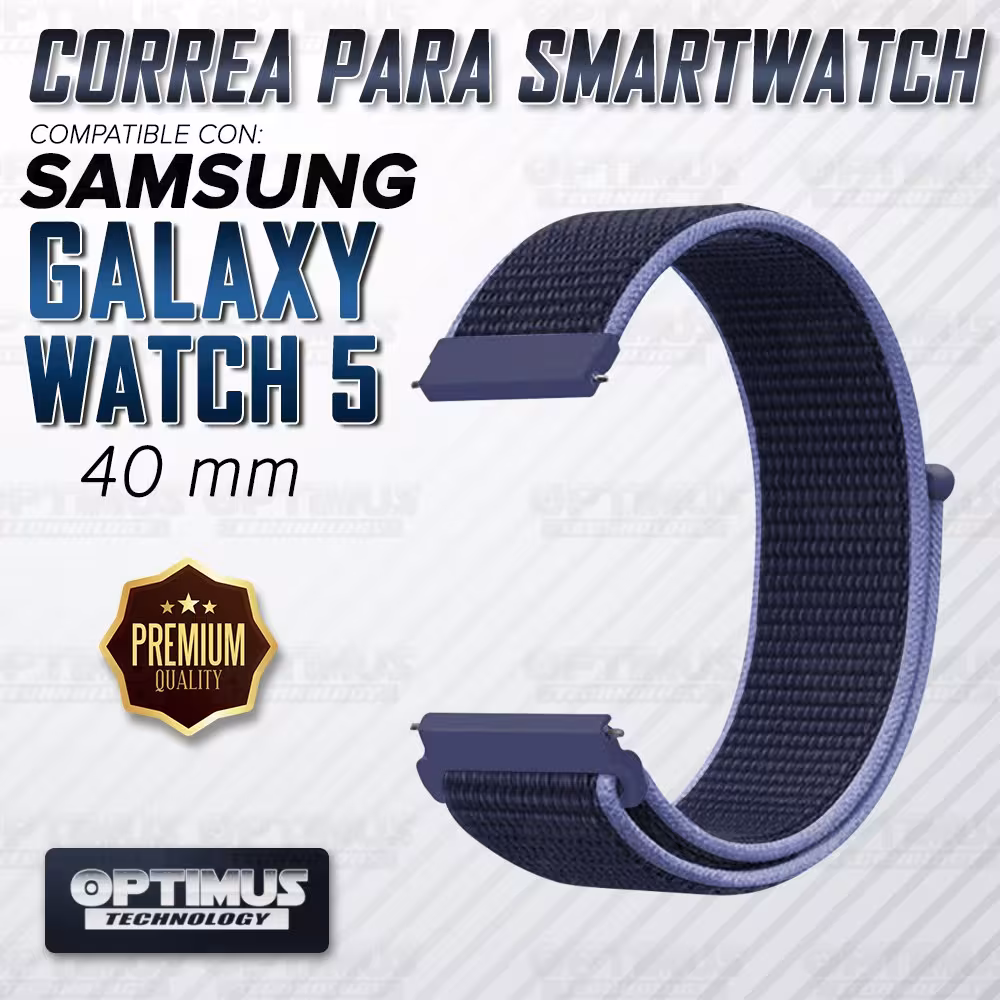 Banda tipo Velcro Tela suave para Reloj Smartwatch Samsung Galaxy Watch 5 40mm