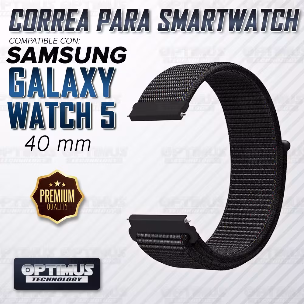 Banda tipo Velcro Tela suave para Reloj Smartwatch Samsung Galaxy Watch 5 40mm