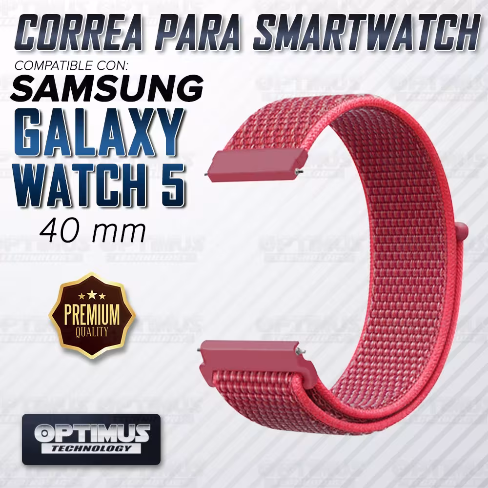 Banda tipo Velcro Tela suave para Reloj Smartwatch Samsung Galaxy Watch 5 40mm
