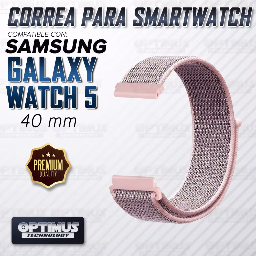 Banda tipo Velcro Tela suave para Reloj Smartwatch Samsung Galaxy Watch 5 40mm