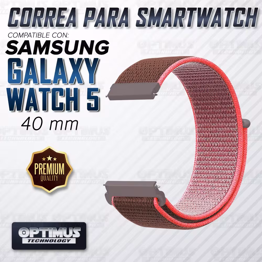Banda tipo Velcro Tela suave para Reloj Smartwatch Samsung Galaxy Watch 5 40mm