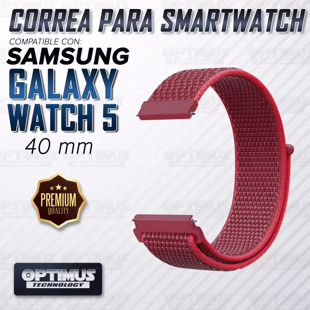 Banda tipo Velcro Tela suave para Reloj Smartwatch Samsung Galaxy Watch 5 40mm