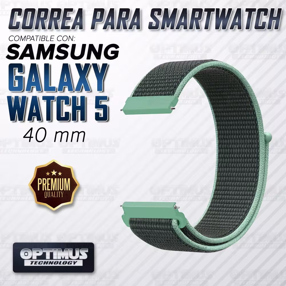 Banda tipo Velcro Tela suave para Reloj Smartwatch Samsung Galaxy Watch 5 40mm