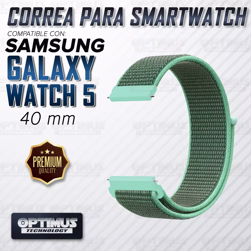 Banda tipo Velcro Tela suave para Reloj Smartwatch Samsung Galaxy Watch 5 40mm