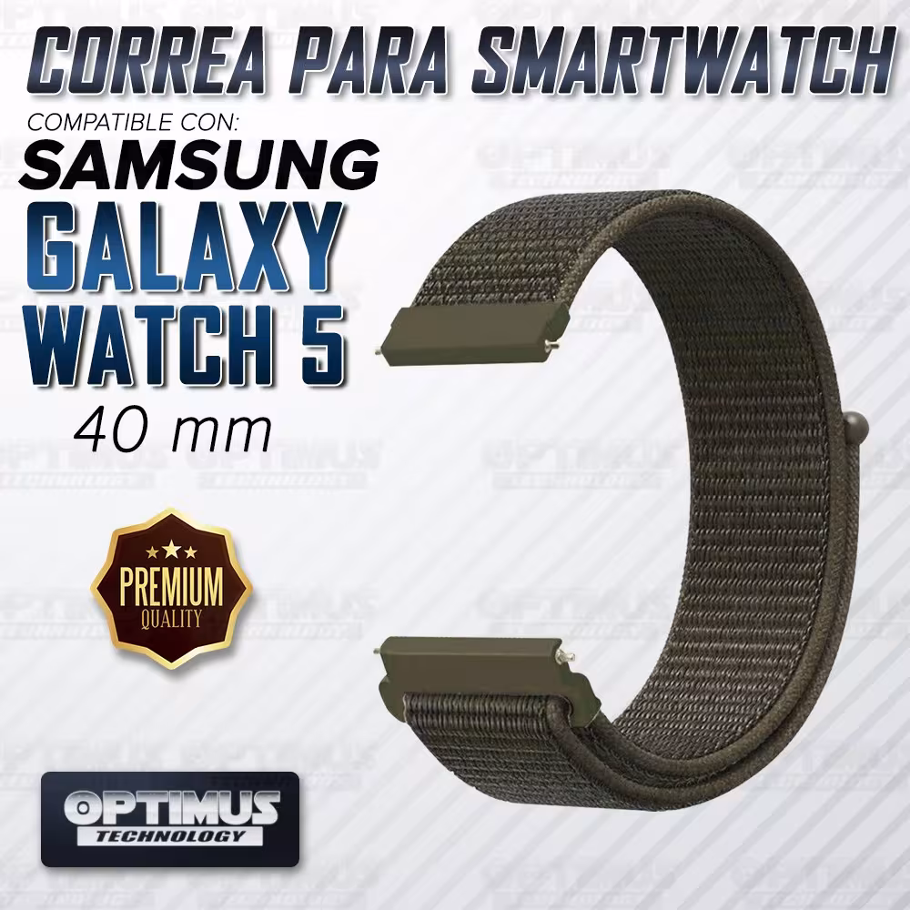 Banda tipo Velcro Tela suave para Reloj Smartwatch Samsung Galaxy Watch 5 40mm