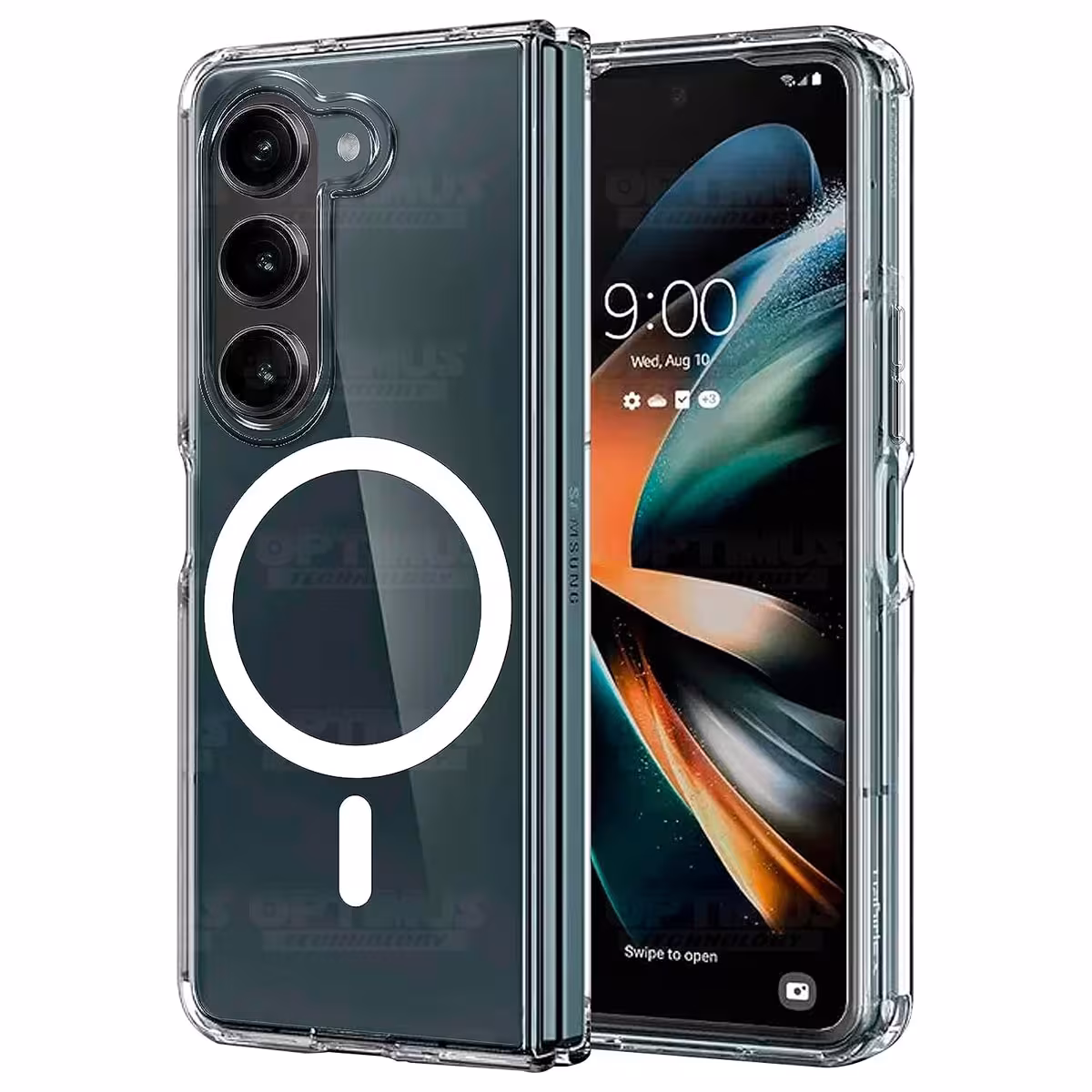 Estuche Case Forro Carcasa Protectora Delgada Anticaída para Celular Smartphone Samsung Galaxy Z Fold 5 5G 2023 7.6 Pulgadas