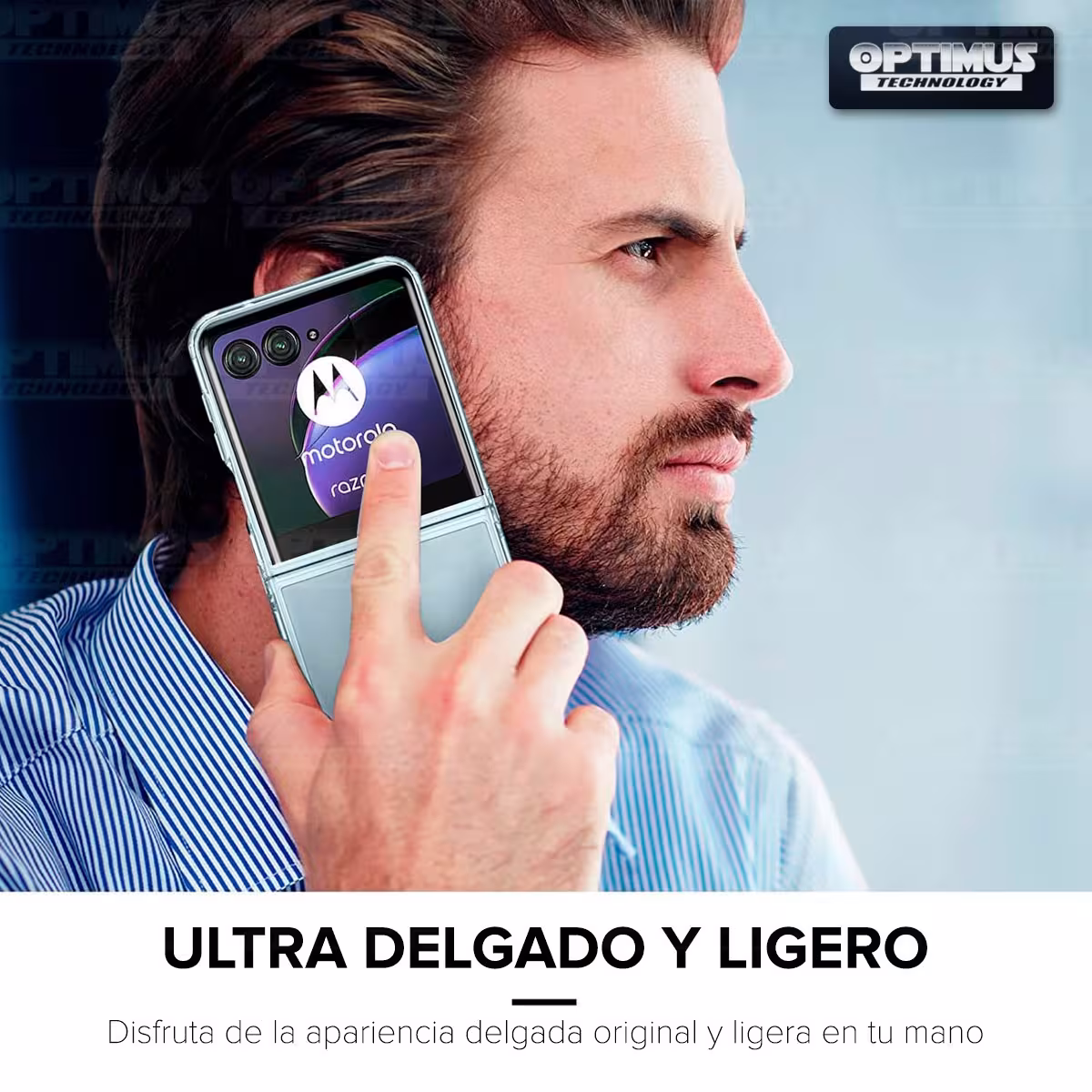 Estuche Case Forro Carcasa Protectora Delgada Anticaída para Celular Smartphone Motorola Razr 40 Ultra 5G 2023