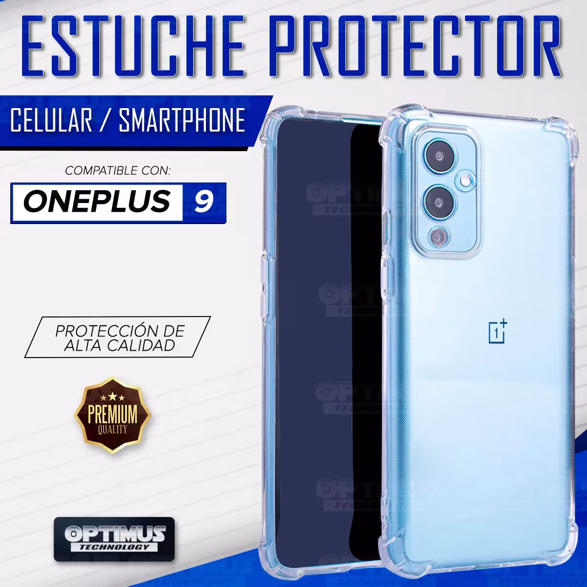 Estuche Case Forro Carcasa Protectora Delgada Anticaída para Celular Smartphone OnePlus 9 5g LE2115 / LE2110