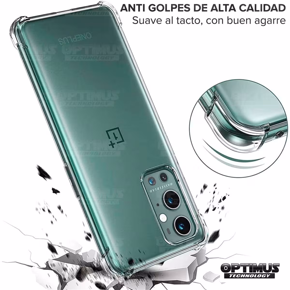Estuche Case Forro Carcasa Protectora Delgada Anticaída para Celular Smartphone OnePlus 9 5g LE2115 / LE2110