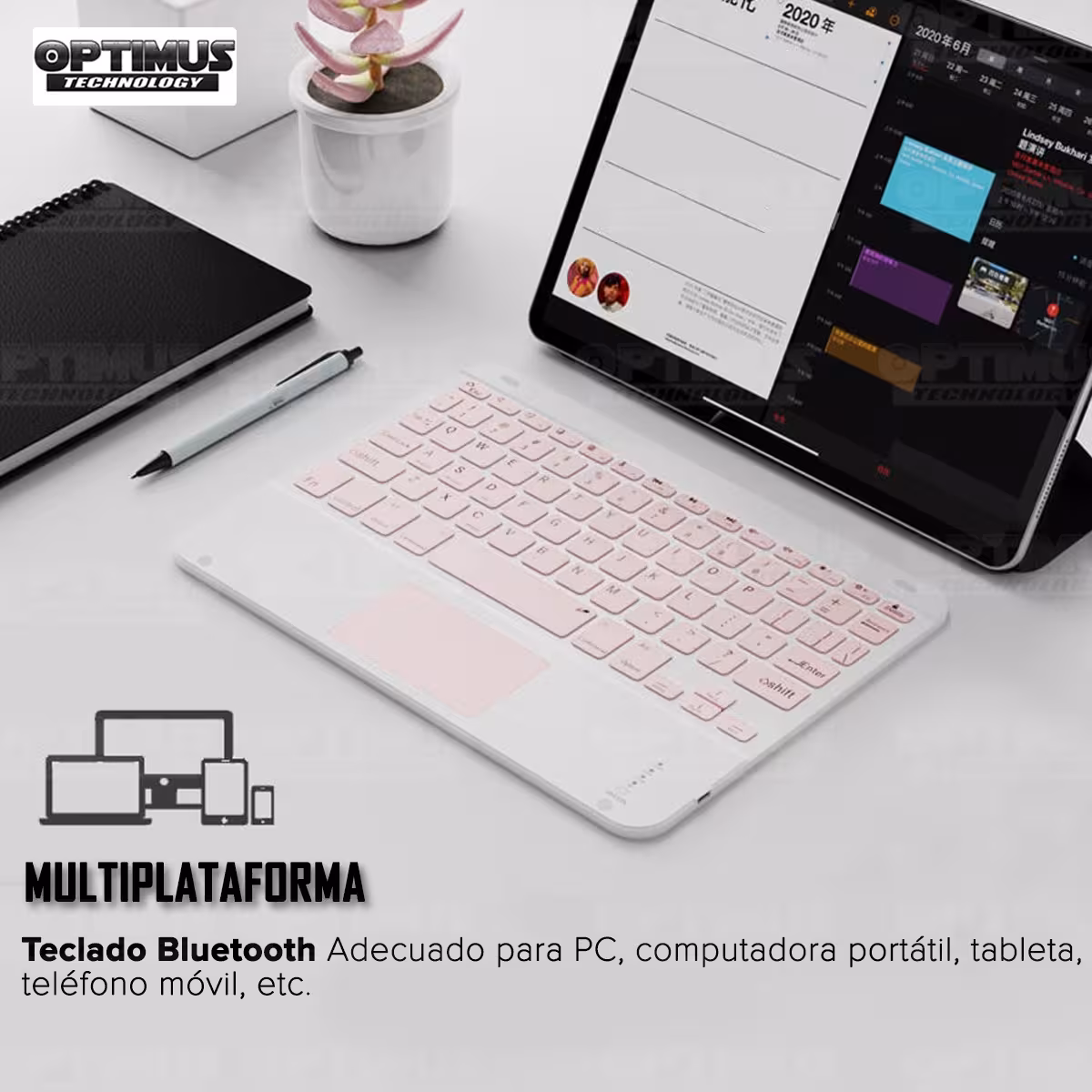 Kit Case Folio Protector + Teclado Mouse Touchpad Bluetooth para Tablet Huawei Matepad SE 10.4 Pulgadas 2023 AGS5-L09 / AGS5-W09