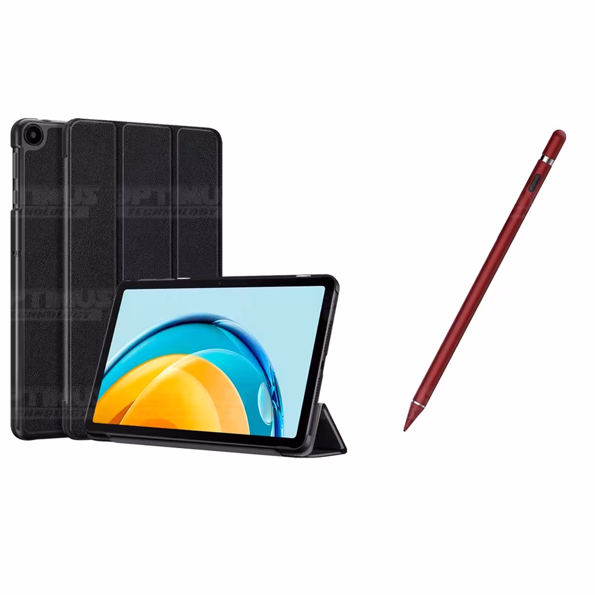Kit Case Forro Protector + Lápiz Óptico Digital Stylus Pen para Tablet Huawei Matepad SE 10.4 Pulgadas 2023 AGS5-L09 / AGS5-W09