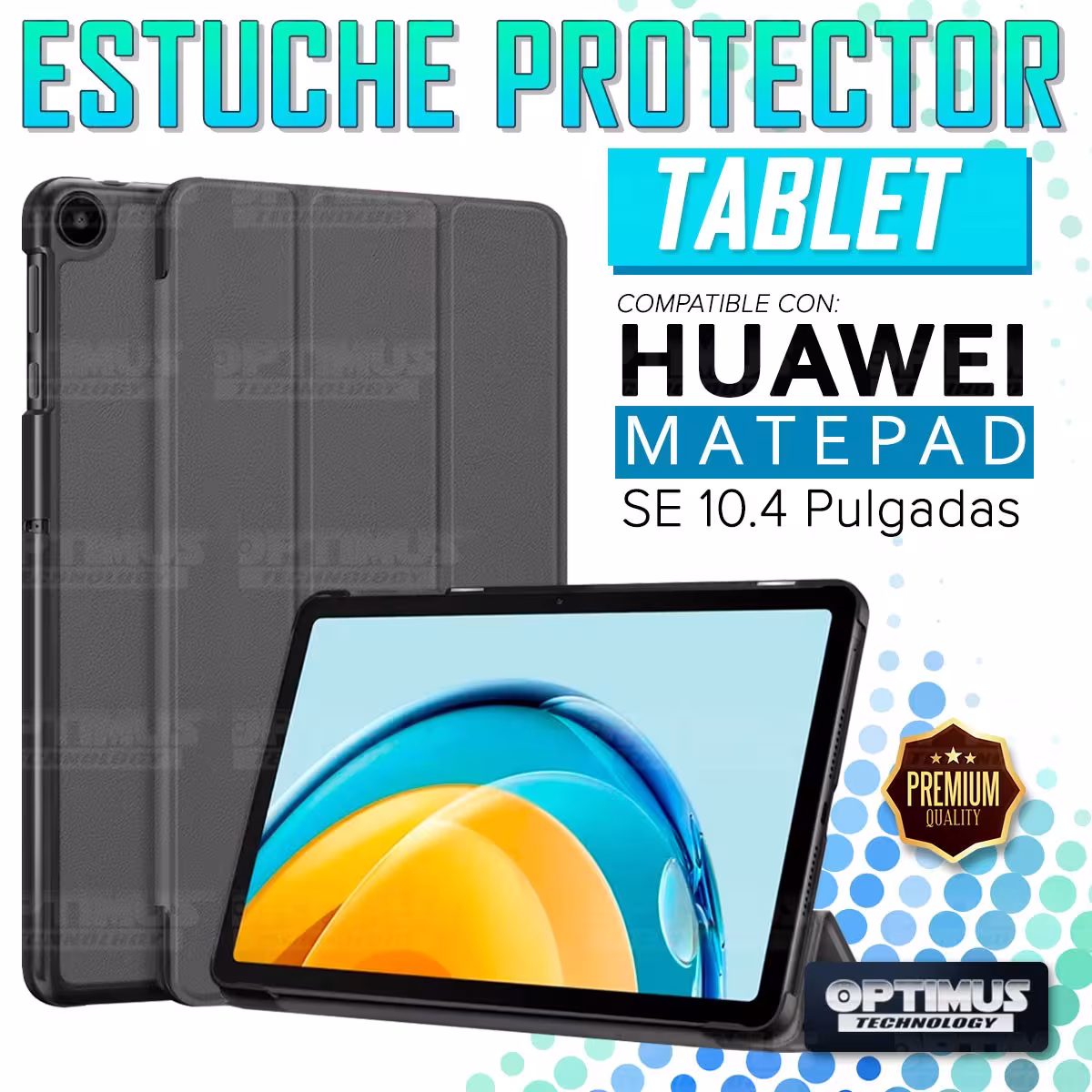 Estuche Case Forro Protector Con Tapa para Tablet Huawei Matepad SE 10.4 Pulgadas 2023 AGS5-L09 / AGS5-W09