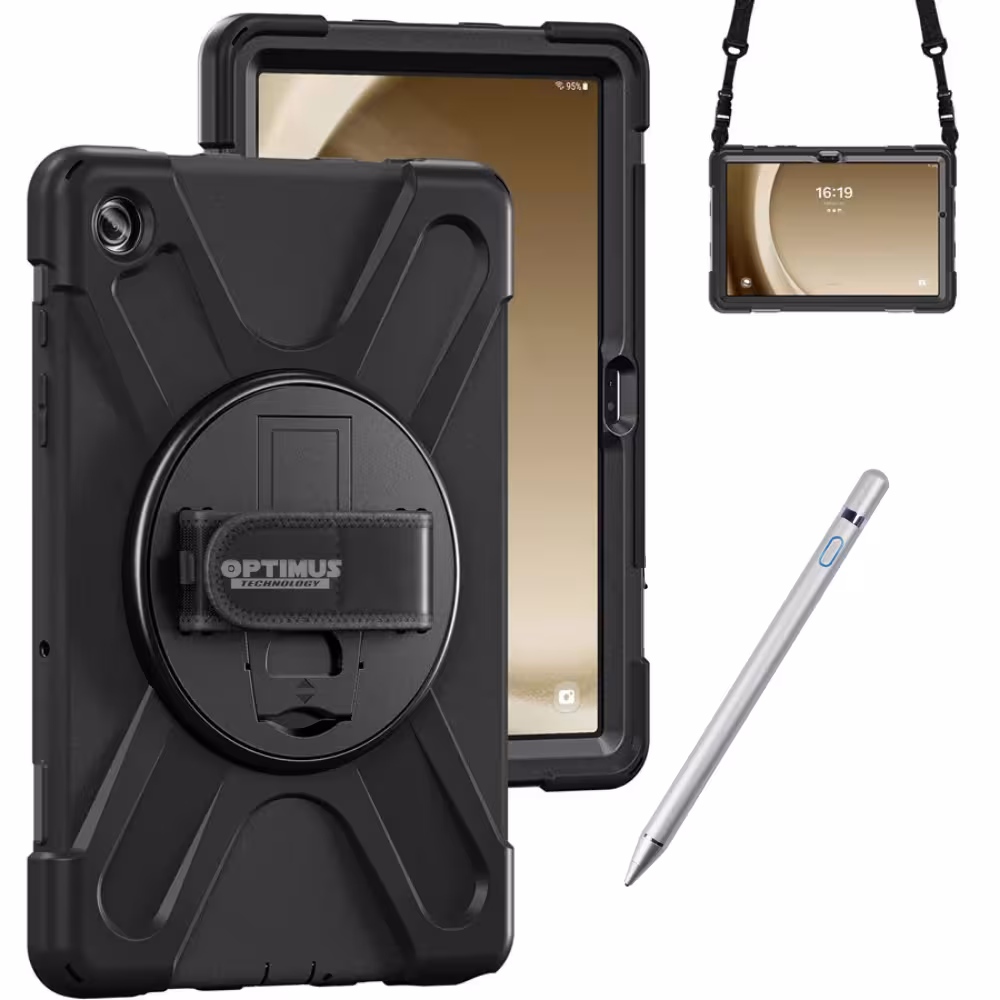Kit Estuche Protector Correa Y Lápiz Digital Stylus Pen para Tablet Lenovo M10 HD 3rd Gen TB-328 2022 10.1 Pulgadas ZAAF0071CO