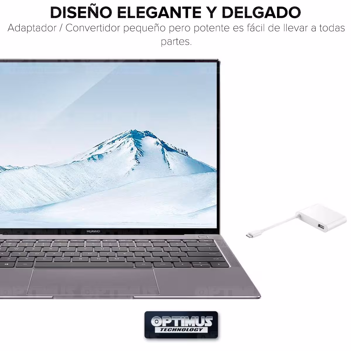 Adaptador Convertidor para USB-C Huawei Matedock 2 AD11 Tipo-C a HDMI VGA USB-C USB-A para Celular Tablet Transmitir Transferir