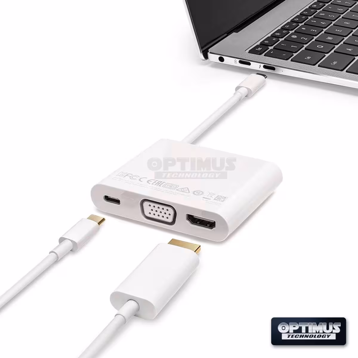 Adaptador Convertidor para USB-C Huawei Matedock 2 AD11 Tipo-C a HDMI VGA USB-C USB-A para Celular Tablet Transmitir Transferir