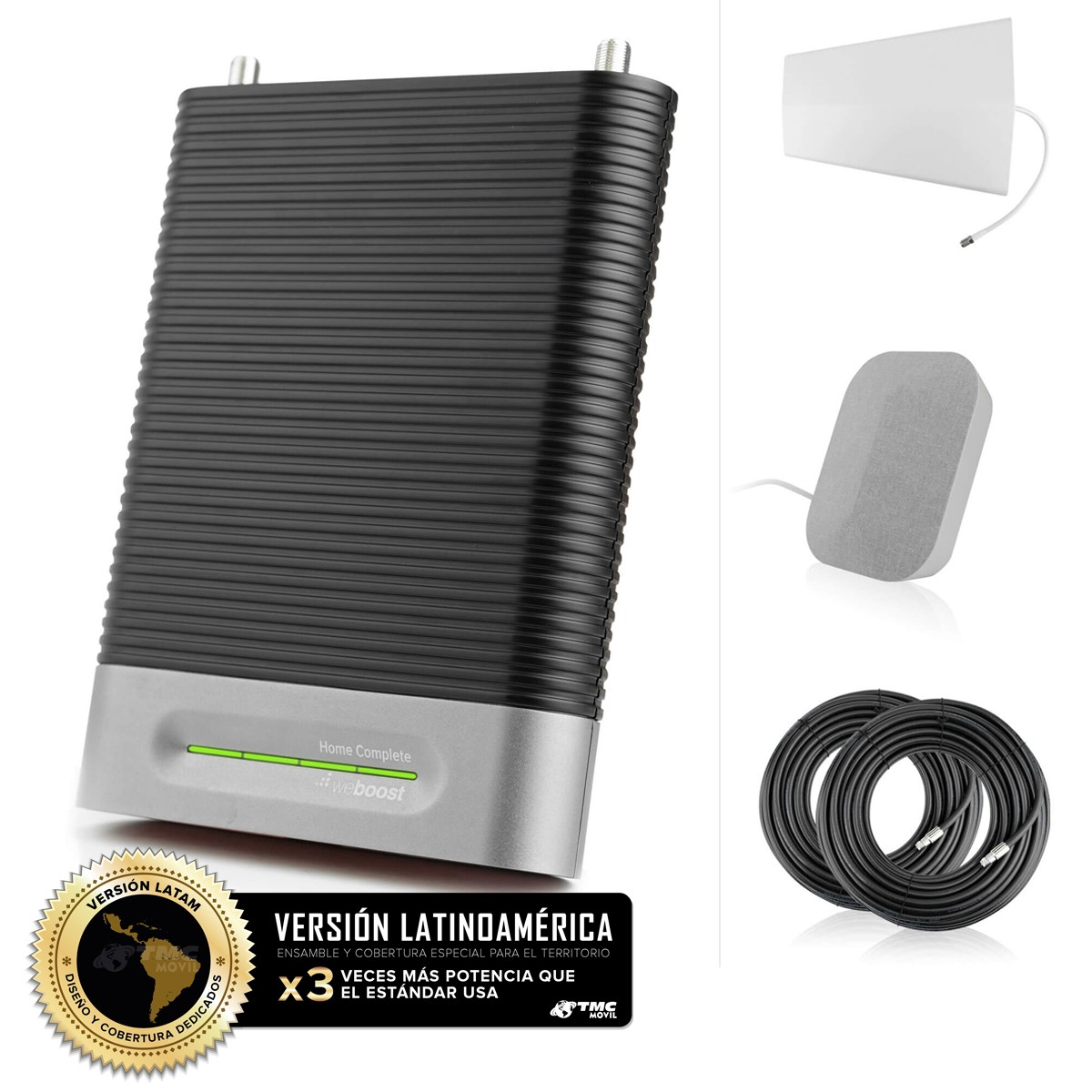 KIT Amplificador de señal WeBoost Home Complete LATAM | Teléfono Celular para 5G y 4G LTE Alta cobertura zonas rurales