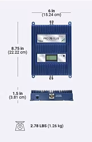 KIT Amplificador de señal Wilson Pro 70 Plus (75 Ohm) Repotenciado COL - Empresas 460127