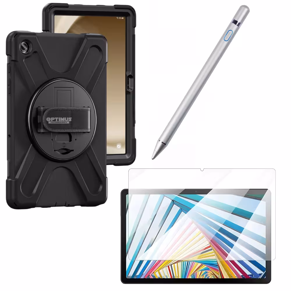 Kit Estuche Protector Correa + Vidrio Templado + Lápiz Digital para Tablet Lenovo M10 HD 3rd Gen TB-328 2022 10.1 ZAAF0071CO
