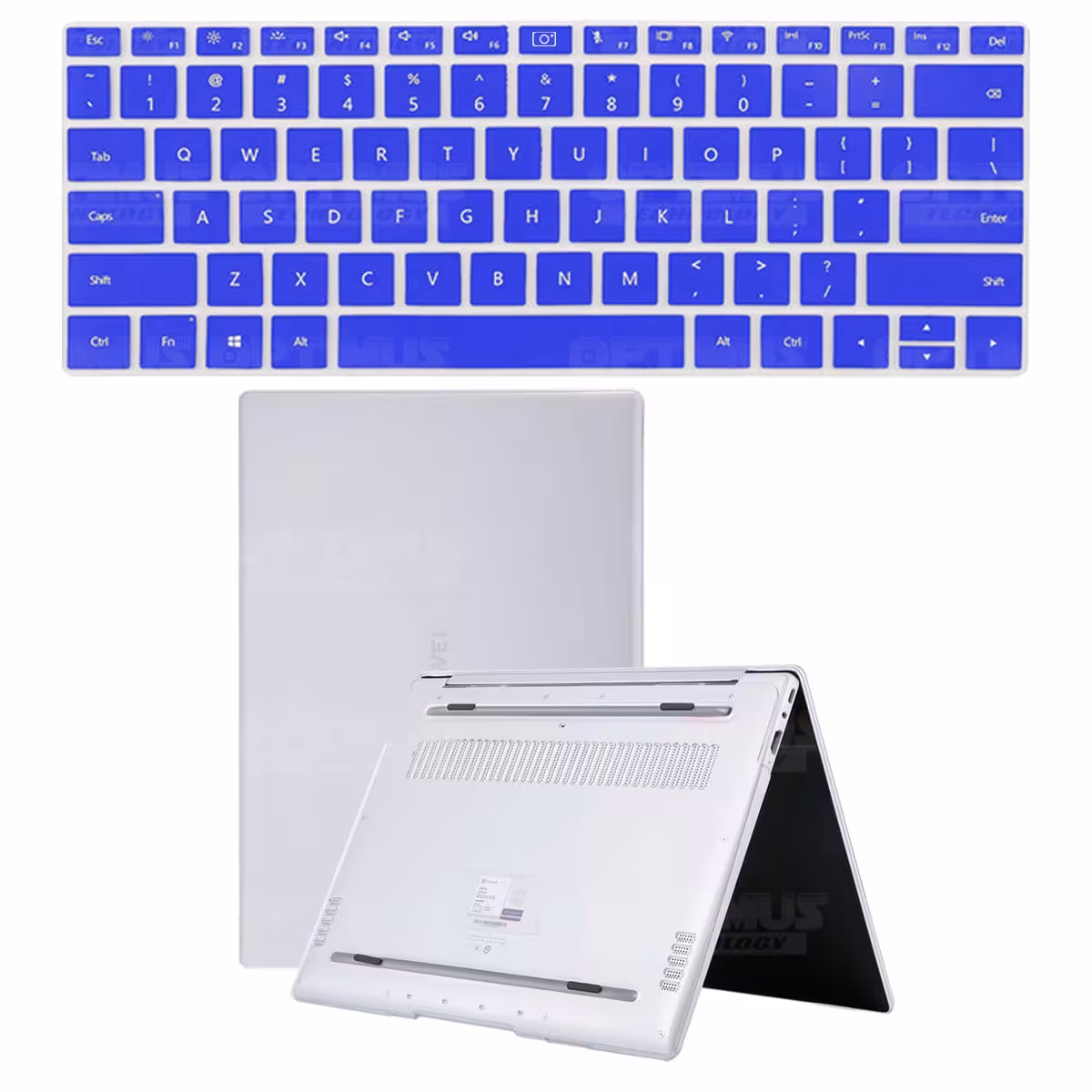 Kit Carcasa Protector Y Funda Suave Protectora de Teclado Para Huawei MateBook 14 2021 / 2022 / 2023 14 Pulgadas