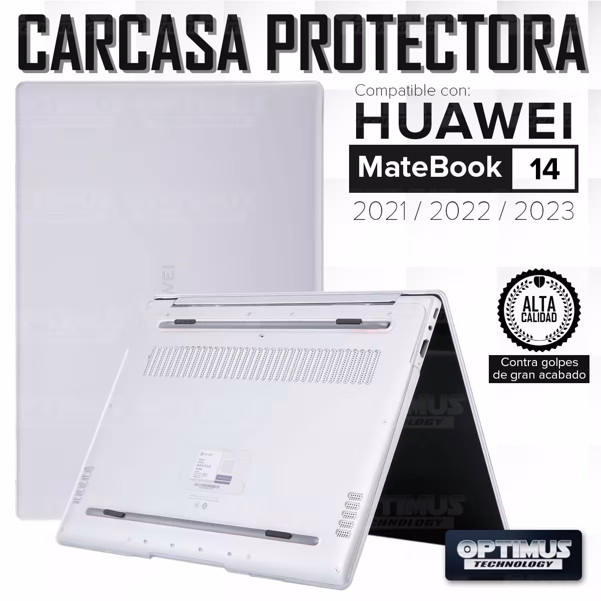 Kit Carcasa Protector Y Funda Suave Protectora de Teclado Para Huawei MateBook 14 2021 / 2022 / 2023 14 Pulgadas