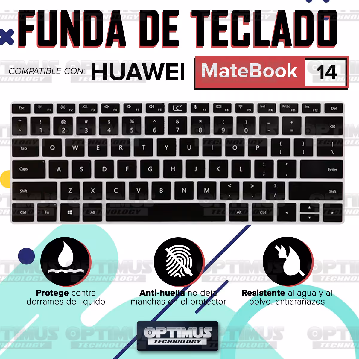 Kit Carcasa Protector Y Funda Suave Protectora de Teclado Para Huawei MateBook 14 2021 / 2022 / 2023 14 Pulgadas