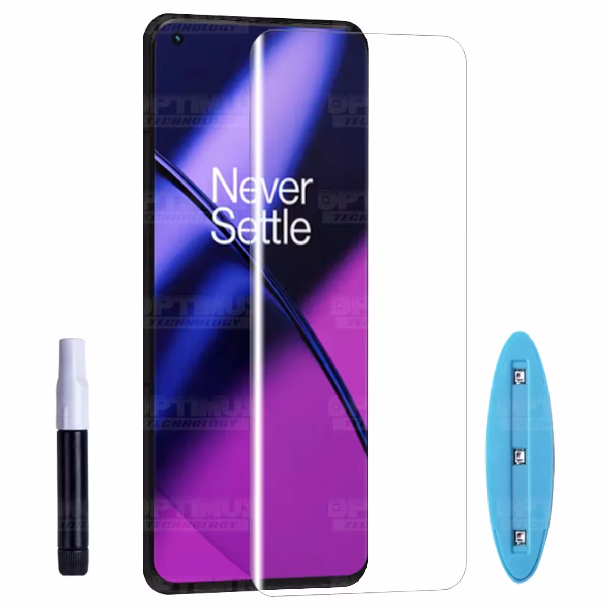 Vidrio templado Protector UV Dispersión Liquida para Celular Smartphone Oneplus 11 5G 2023 6.7 Pulgadas