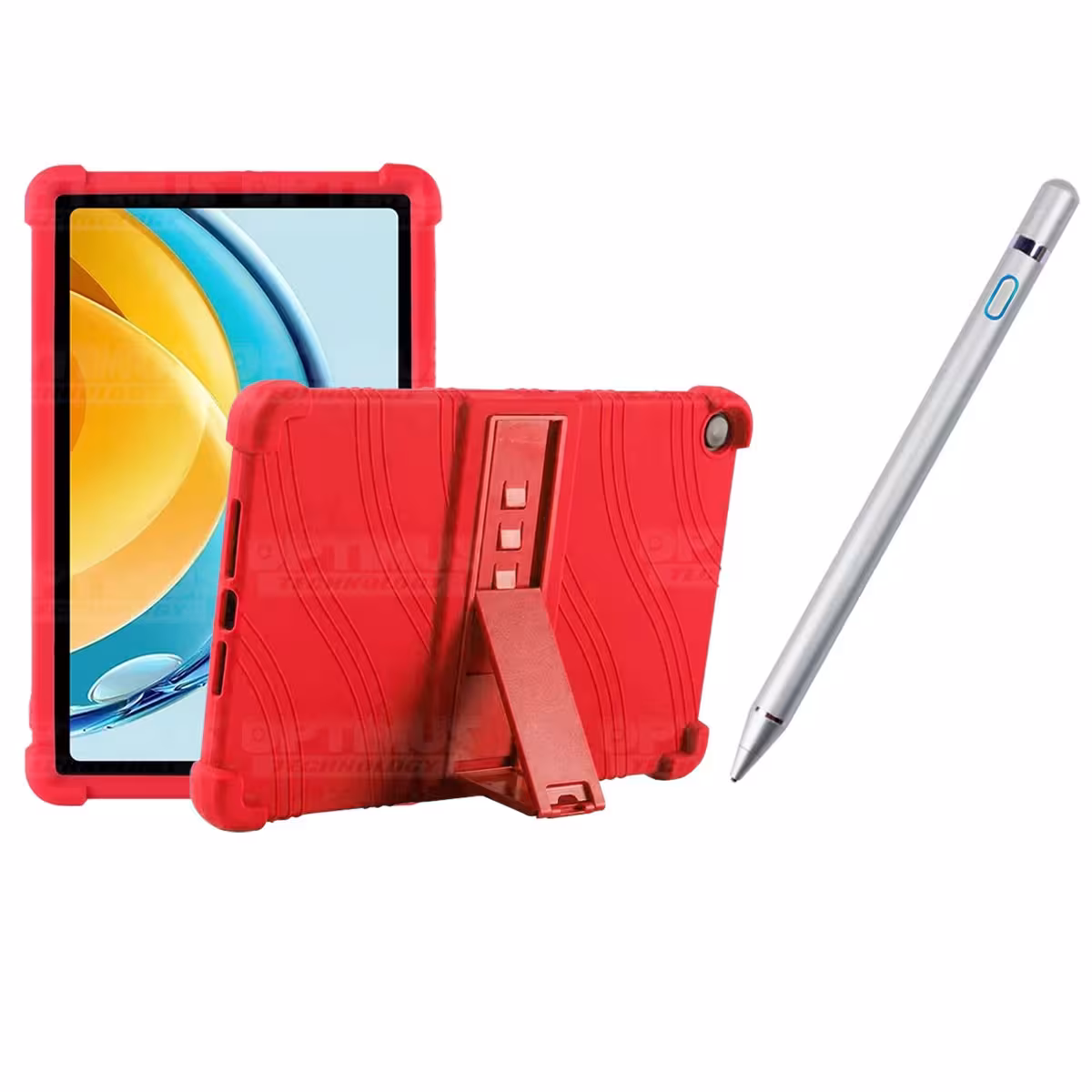 Kit Estuche Protector de goma antigolpes Y Lápiz Óptico Digital Stylus Pen para Tablet Huawei Matepad SE 10.4 Pulgadas 2023