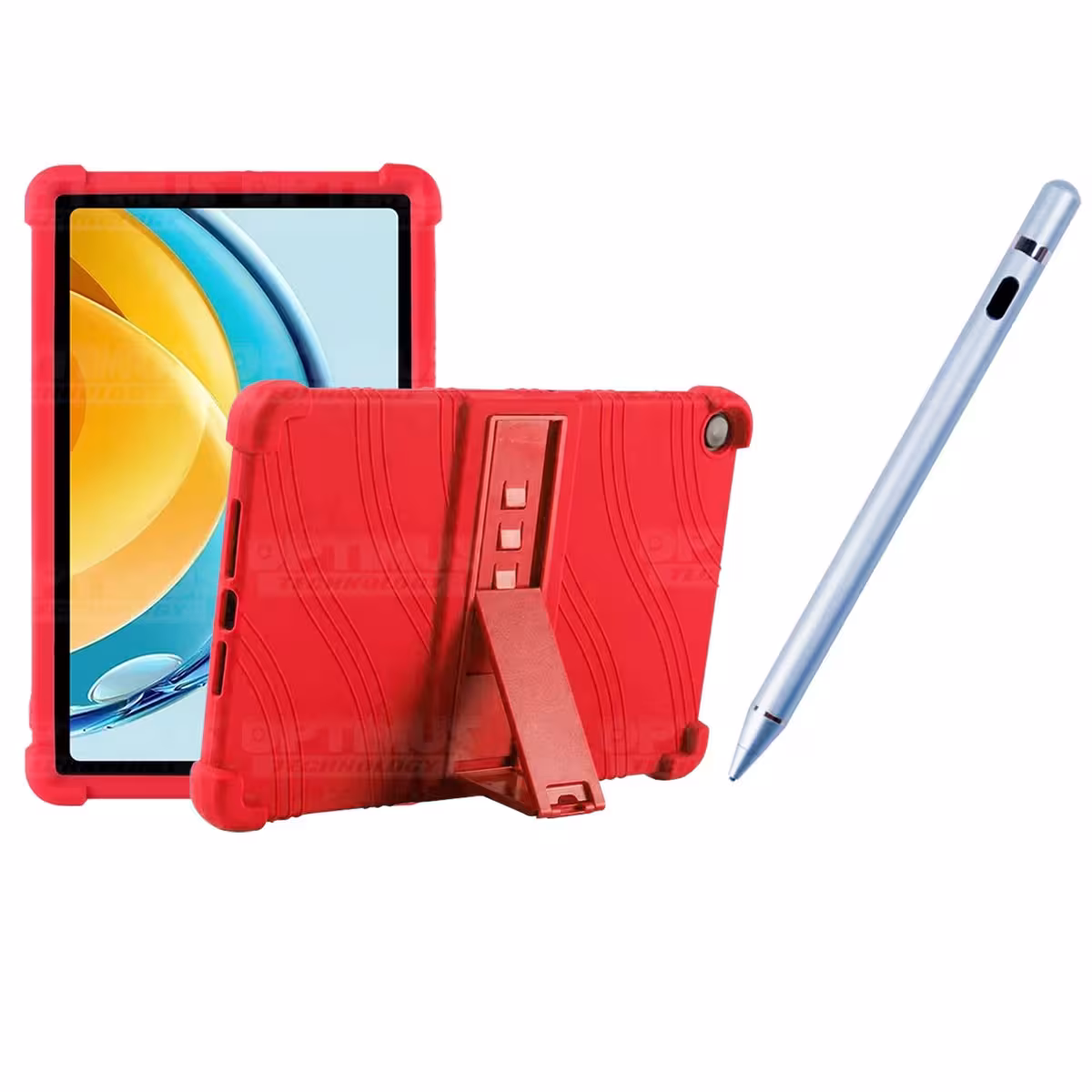 Kit Estuche Protector de goma antigolpes Y Lápiz Óptico Digital Stylus Pen para Tablet Huawei Matepad SE 10.4 Pulgadas 2023