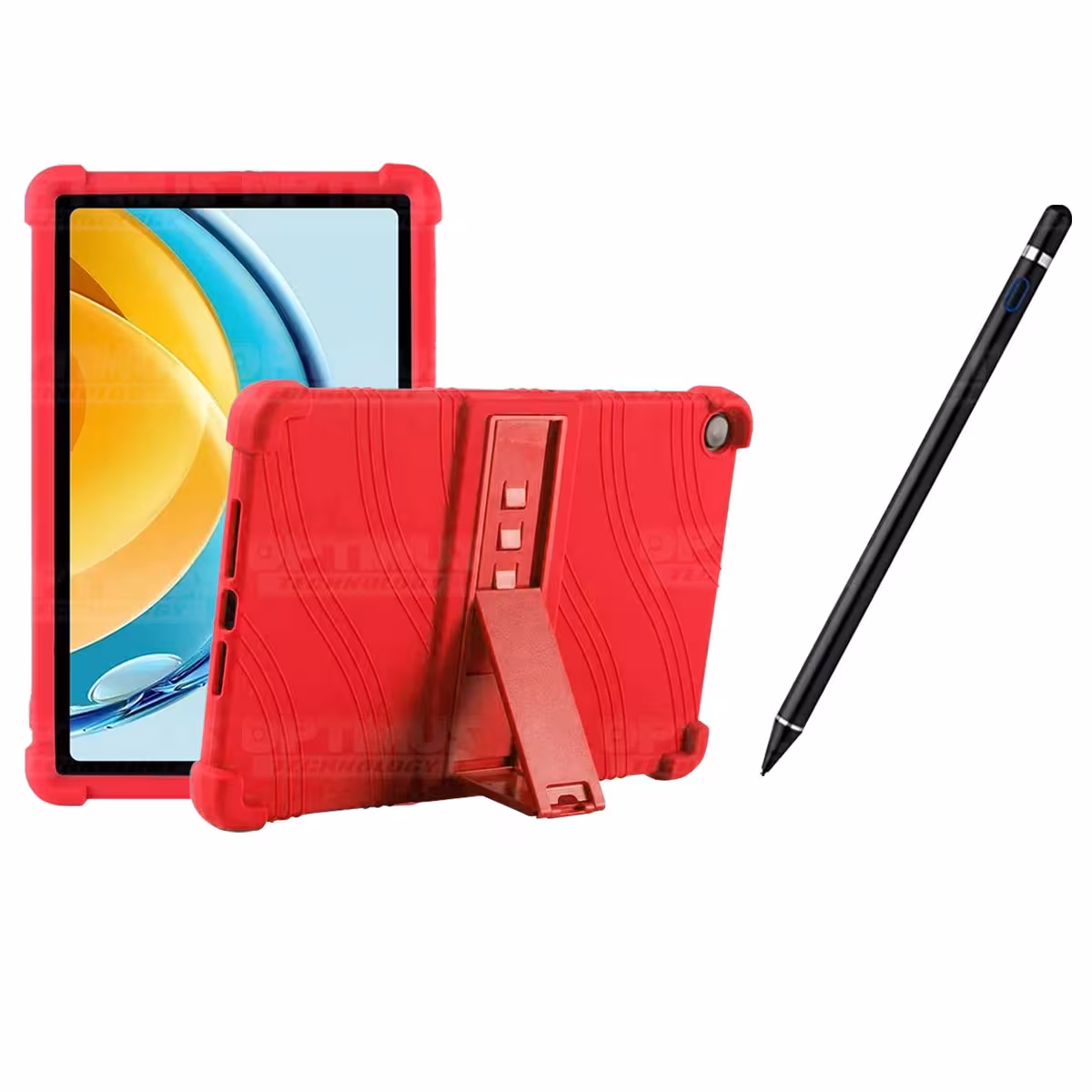 Kit Estuche Protector de goma antigolpes Y Lápiz Óptico Digital Stylus Pen para Tablet Huawei Matepad SE 10.4 Pulgadas 2023