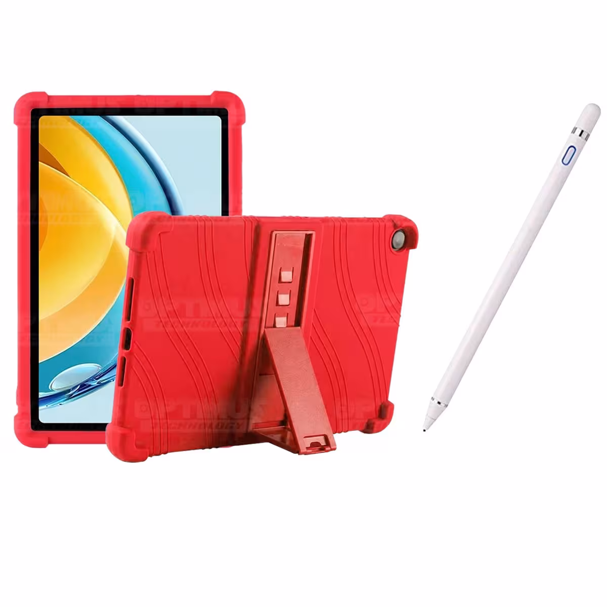 Kit Estuche Protector de goma antigolpes Y Lápiz Óptico Digital Stylus Pen para Tablet Huawei Matepad SE 10.4 Pulgadas 2023