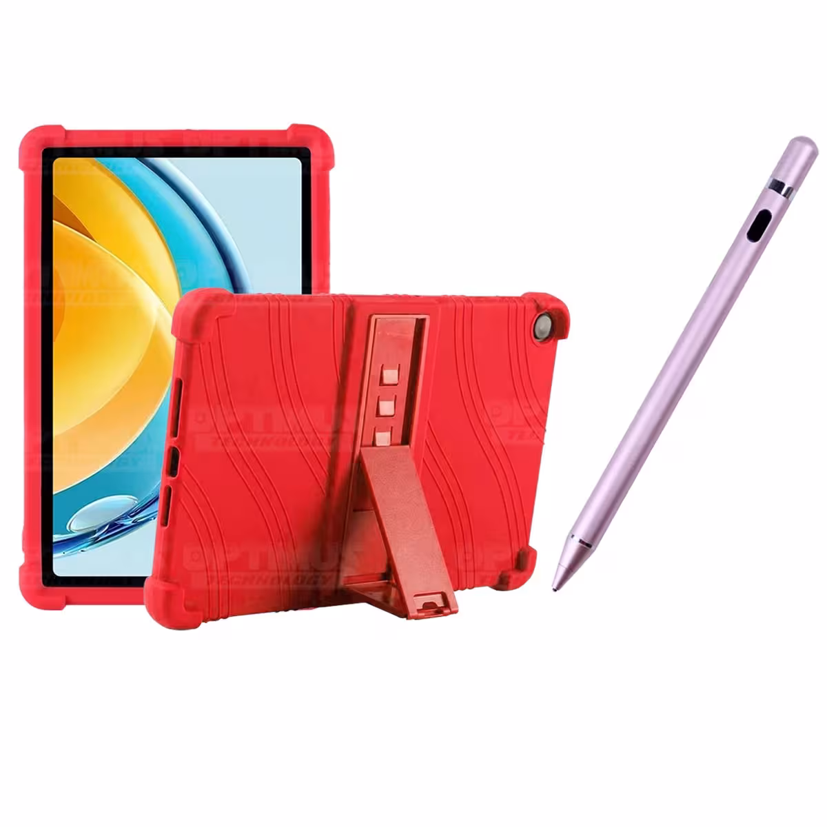 Kit Estuche Protector de goma antigolpes Y Lápiz Óptico Digital Stylus Pen para Tablet Huawei Matepad SE 10.4 Pulgadas 2023