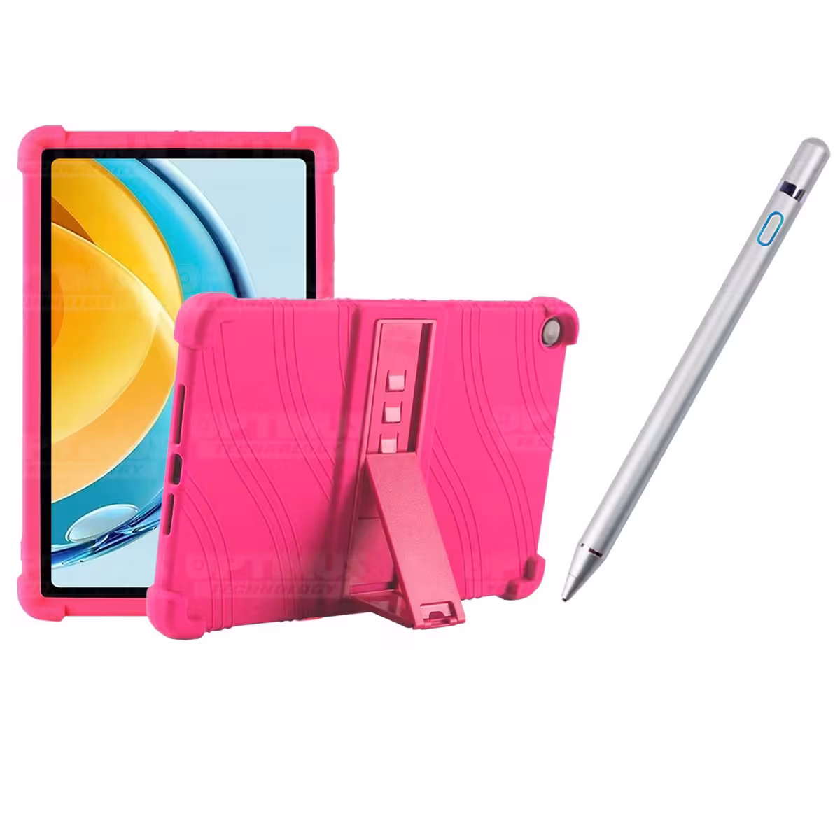 Kit Estuche Protector de goma antigolpes Y Lápiz Óptico Digital Stylus Pen para Tablet Huawei Matepad SE 10.4 Pulgadas 2023