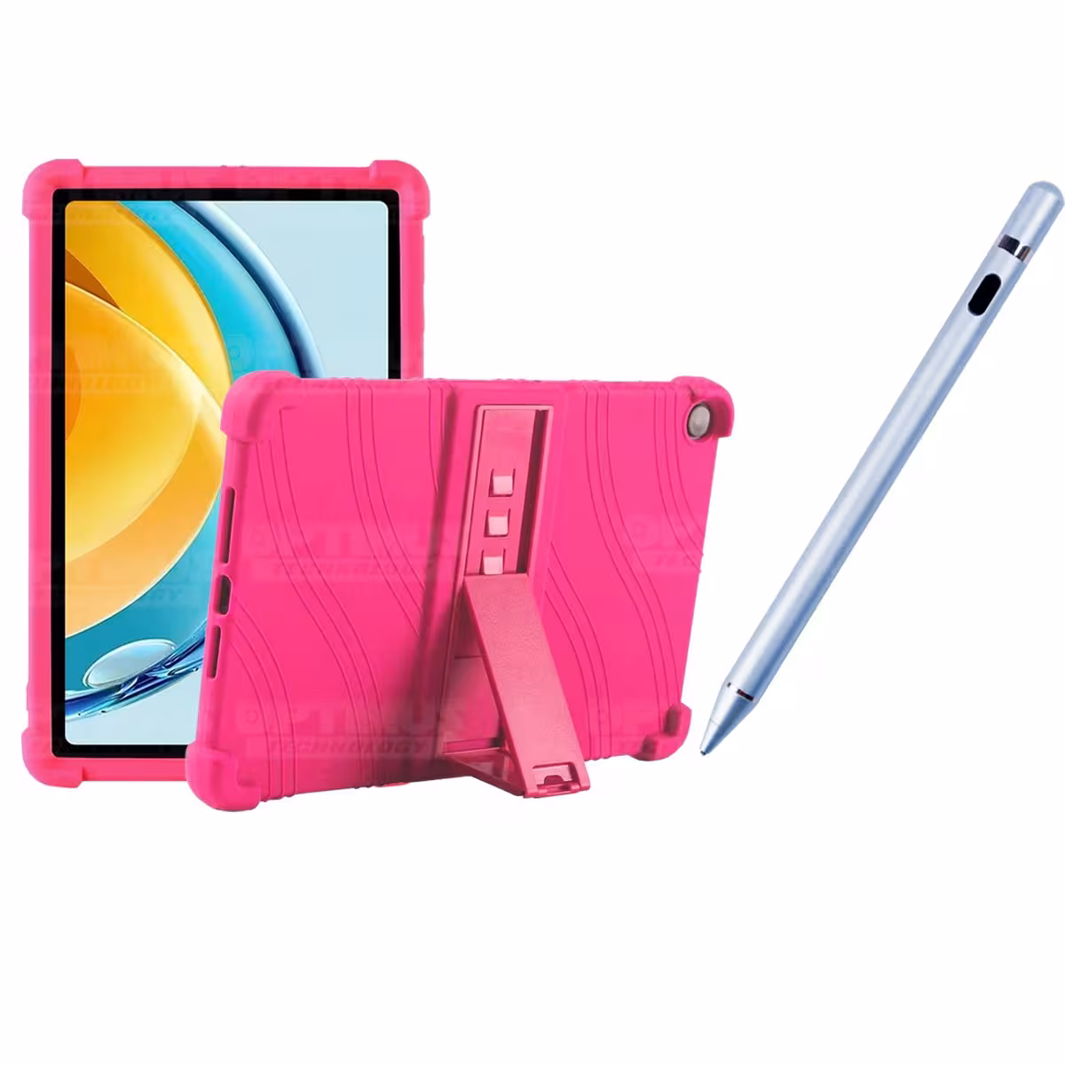Kit Estuche Protector de goma antigolpes Y Lápiz Óptico Digital Stylus Pen para Tablet Huawei Matepad SE 10.4 Pulgadas 2023