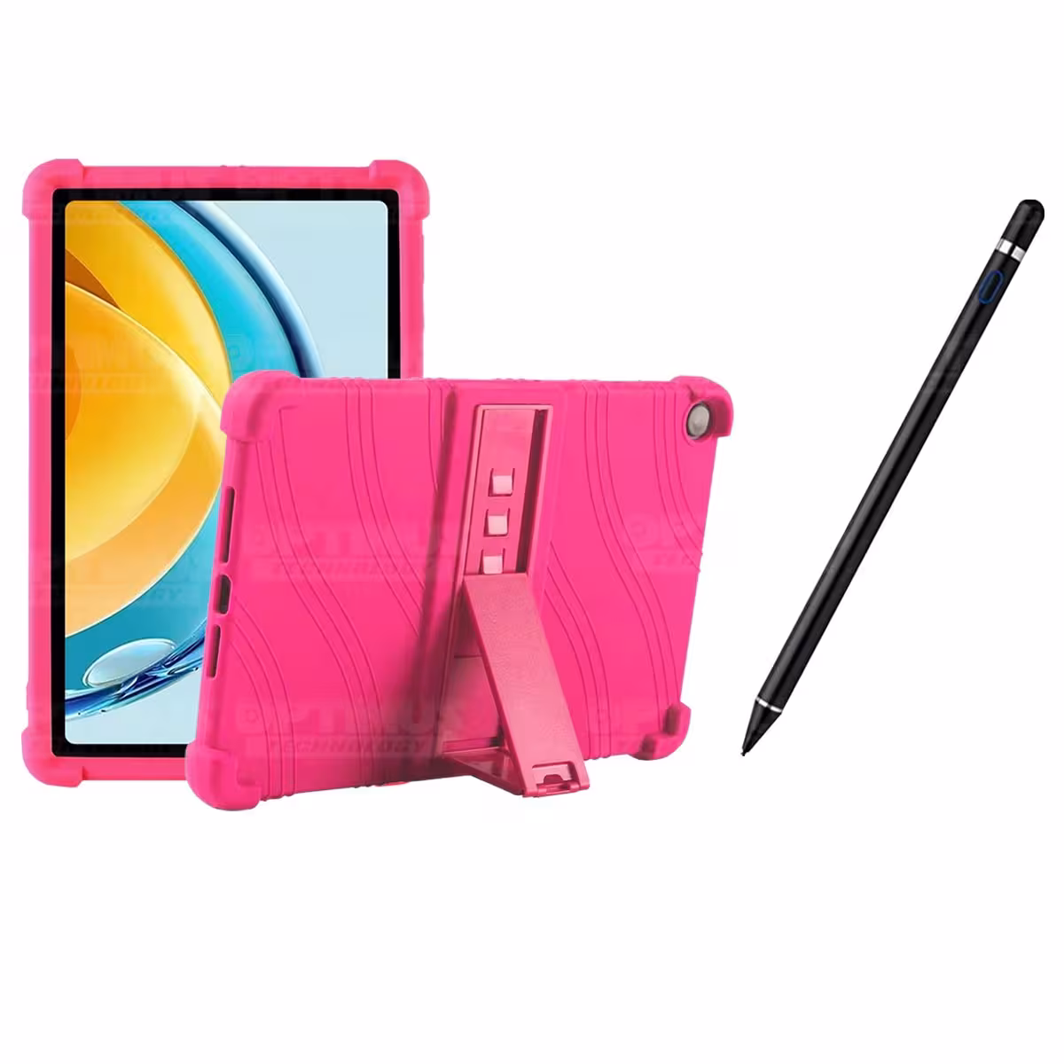 Kit Estuche Protector de goma antigolpes Y Lápiz Óptico Digital Stylus Pen para Tablet Huawei Matepad SE 10.4 Pulgadas 2023