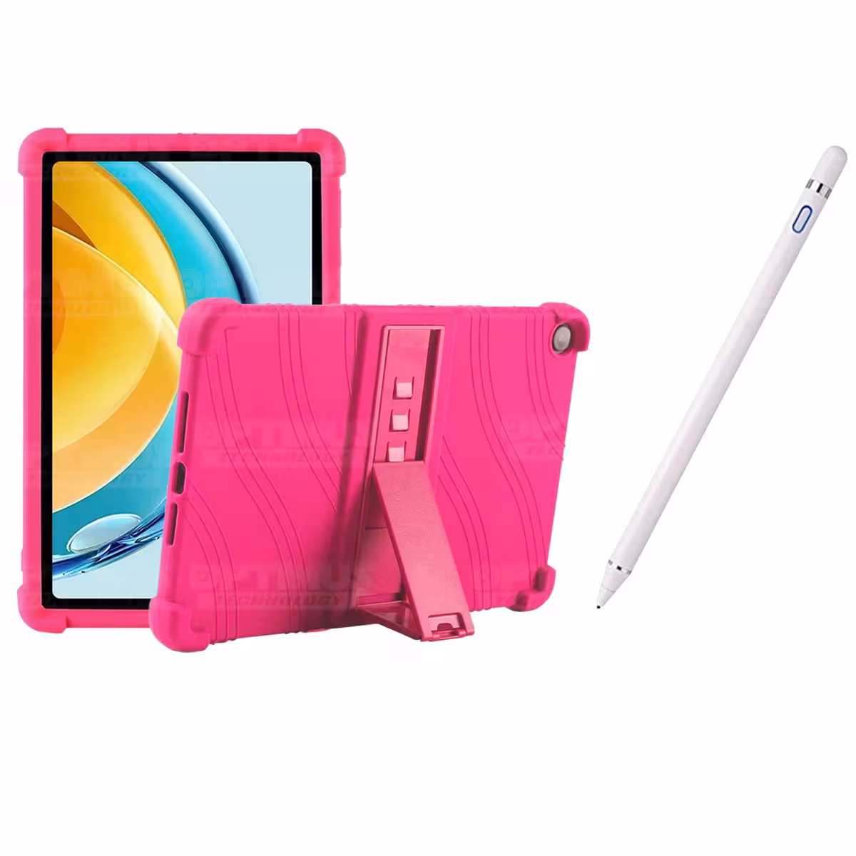 Kit Estuche Protector de goma antigolpes Y Lápiz Óptico Digital Stylus Pen para Tablet Huawei Matepad SE 10.4 Pulgadas 2023