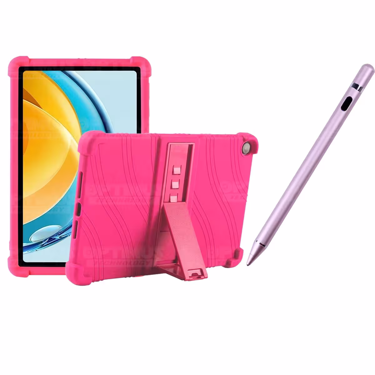 Kit Estuche Protector de goma antigolpes Y Lápiz Óptico Digital Stylus Pen para Tablet Huawei Matepad SE 10.4 Pulgadas 2023