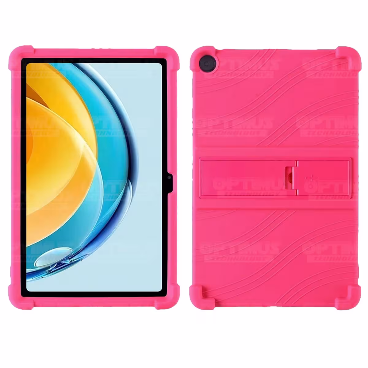 Kit Vidrio templado + Estuche Protector Goma + Teclado Bluetooth Tablet Huawei Matepad SE 10.4 Pulgadas 2023 AGS5-L09 / AGS5-W09