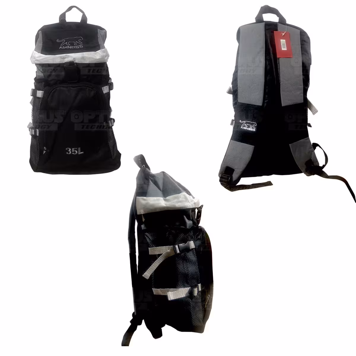 Maleta morral mochila de viaje camping 35L Unisex mediana cómoda gran capacidad para hombre y mujer