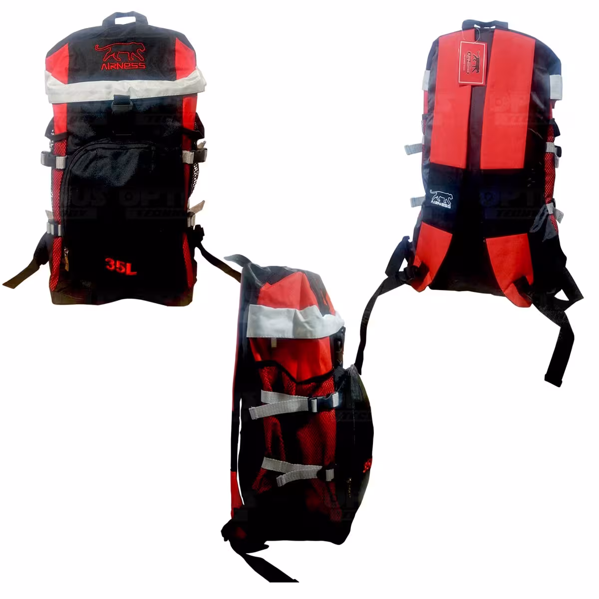 Maleta morral mochila de viaje camping 35L Unisex mediana cómoda gran capacidad para hombre y mujer