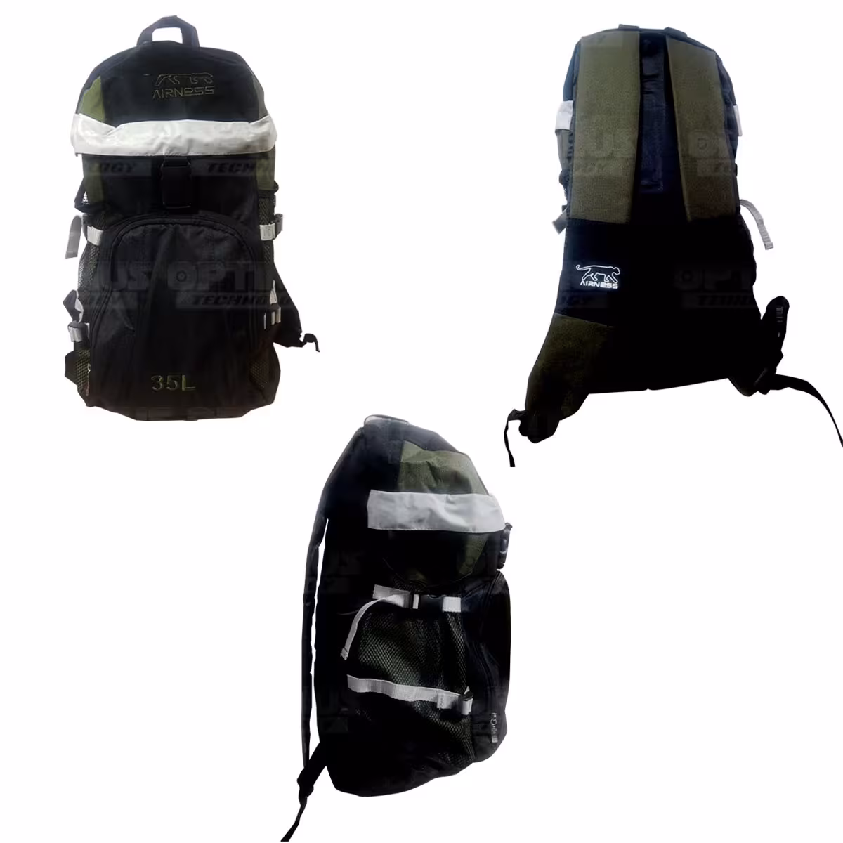 Maleta morral mochila de viaje camping 35L Unisex mediana cómoda gran capacidad para hombre y mujer