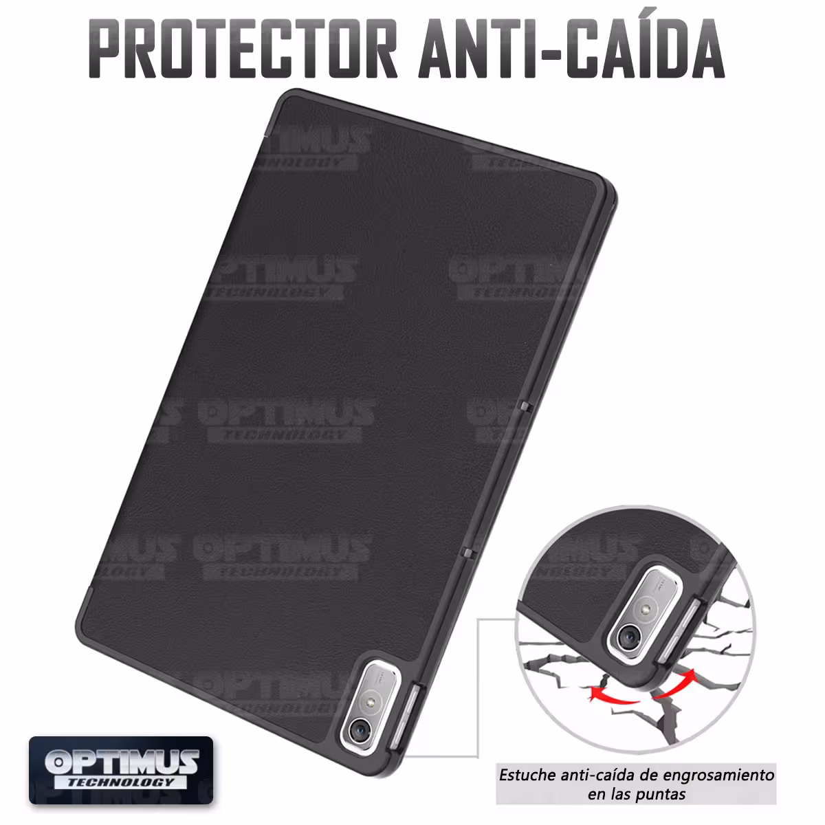 Kit Case Forro Protector + Lápiz Óptico Digital Stylus Pen para Tablet Lenovo Tab P11 2da Generación TB-350FU 11.5 Pulgadas 2022