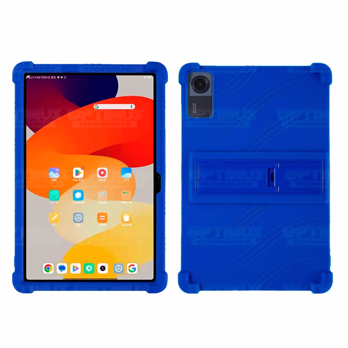 Kit Case Estuche Protector Antigolpes + Teclado Mouse Touchpad Bluetooth para Tablet Xiaomi Redmi Pad SE 11 Pulgadas 2023 Wifi